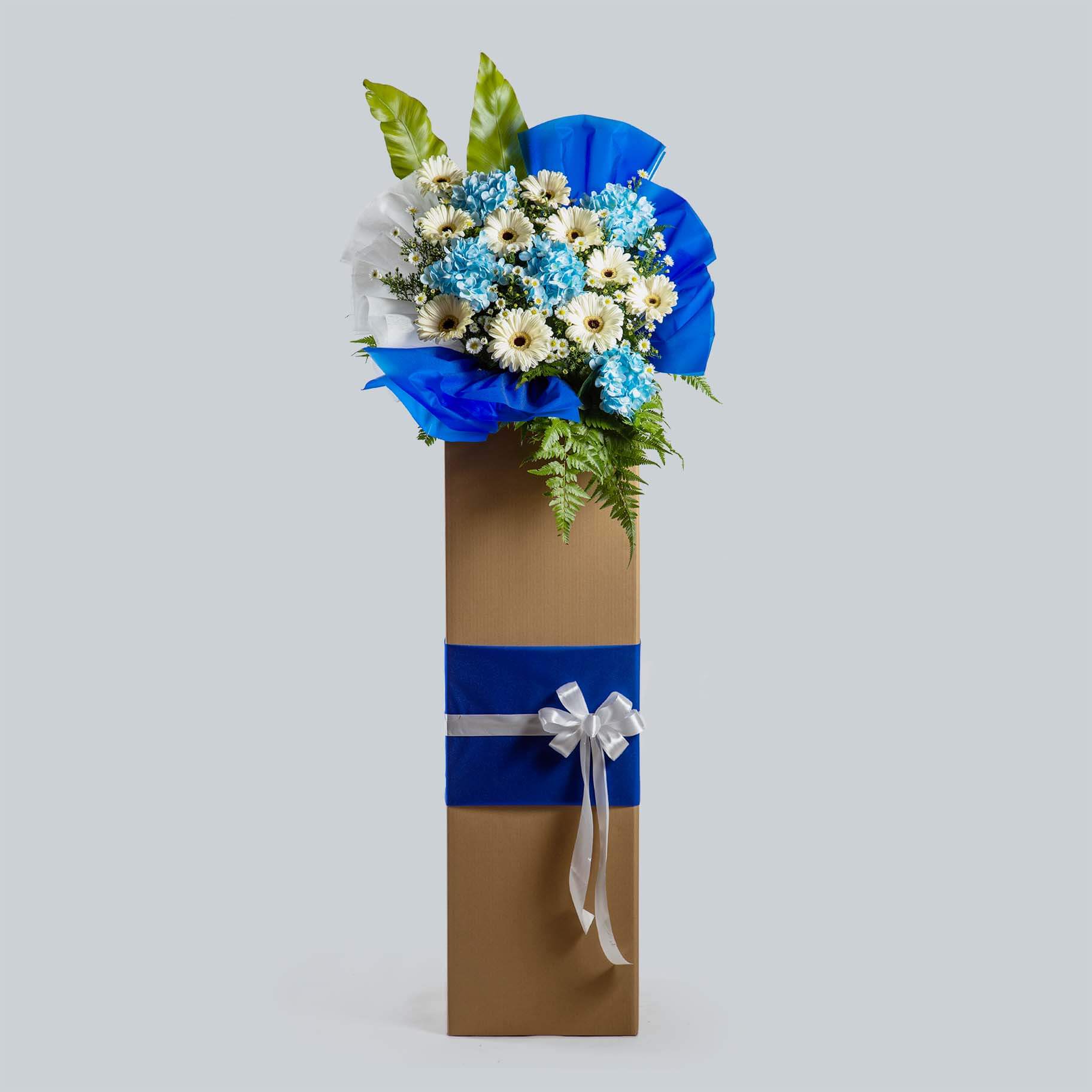 Fresh Funeral Flowers in Singapore – Empathy Funeral Wreath Flowers – Prince Flower Shop