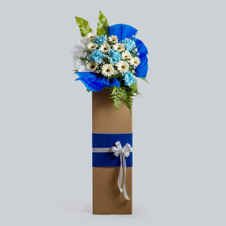 Fresh Funeral Flowers in Singapore – Empathy Funeral Wreath Flowers – Prince Flower Shop