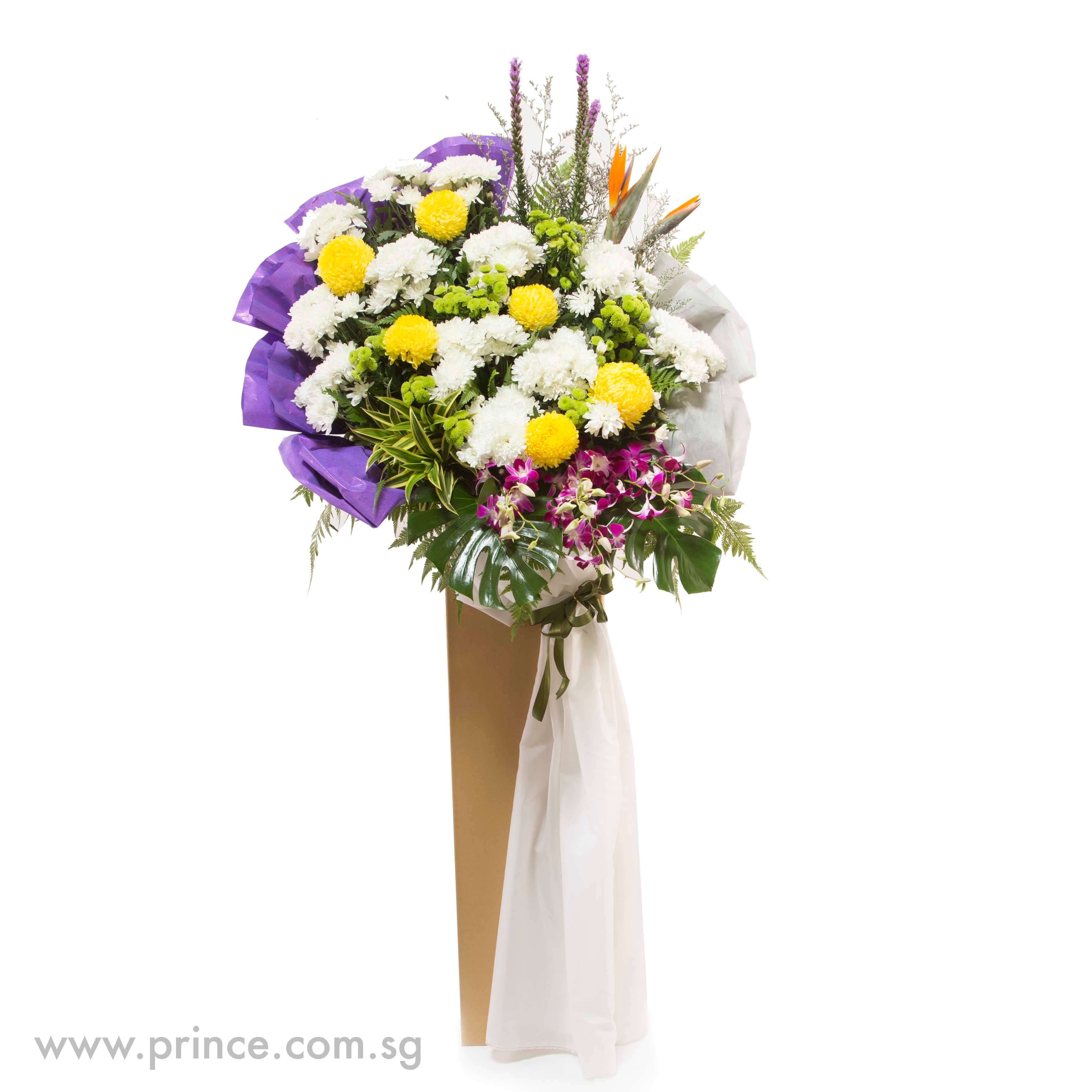 Condolence bouquet - Affinity Condolences Stand