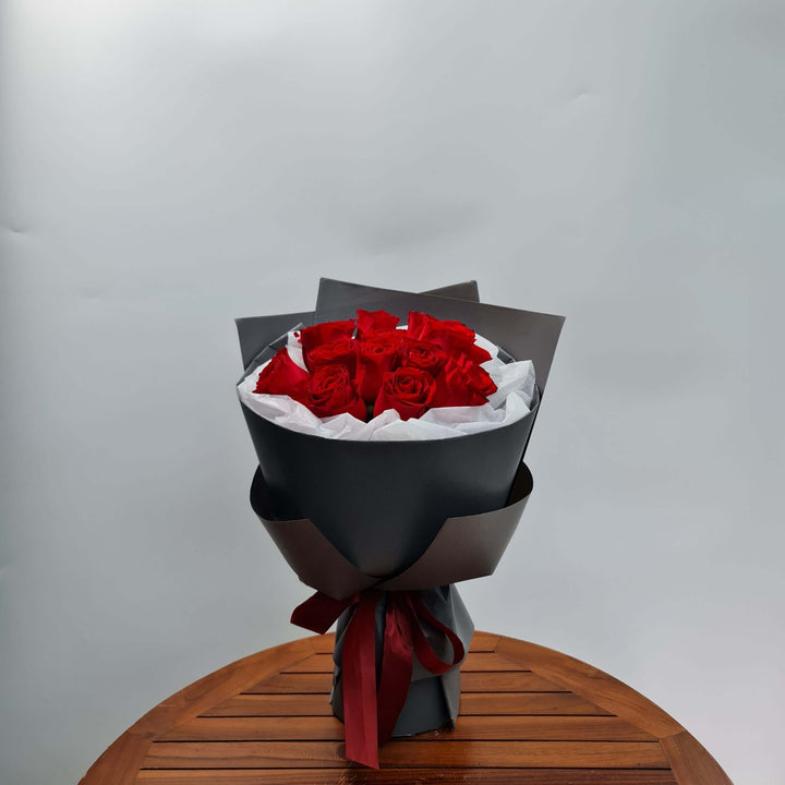 Rose Bouquet - Blooming Hearts Rose Bouquet - Prince’s Flower Shop