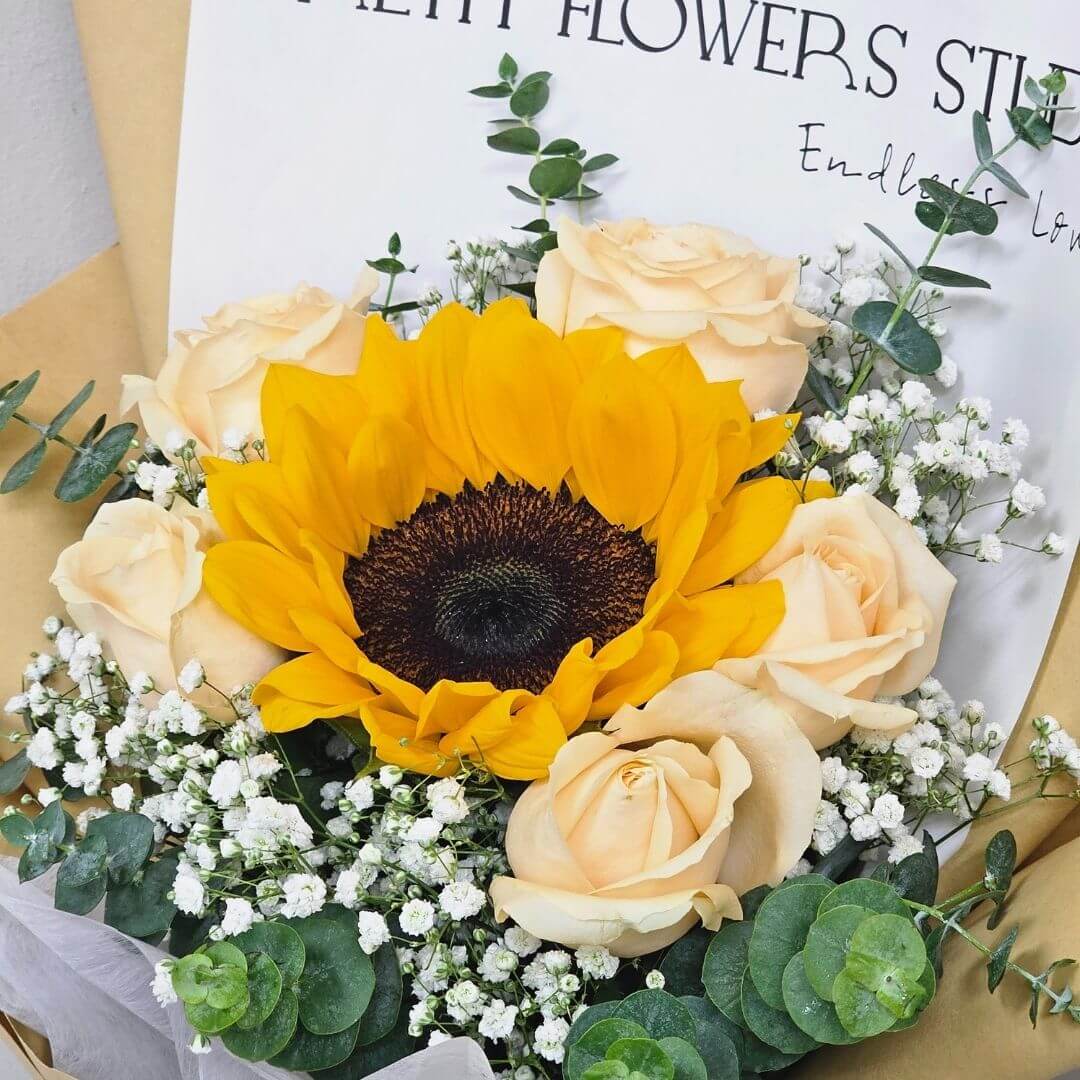 Get Well Soon -Robustness - Yellow Sunflower bouquet