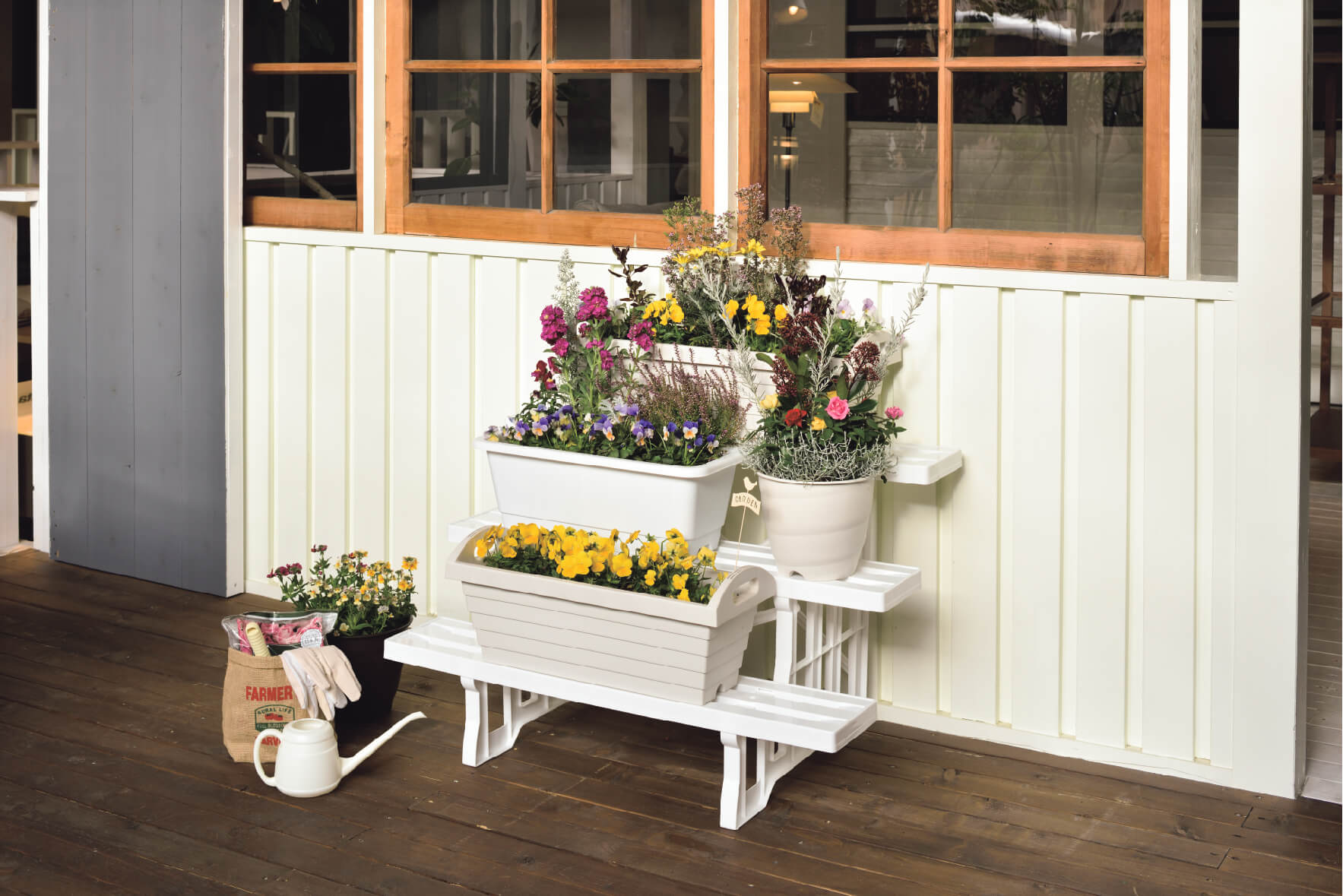 OGL Flower Stand 900 (White)