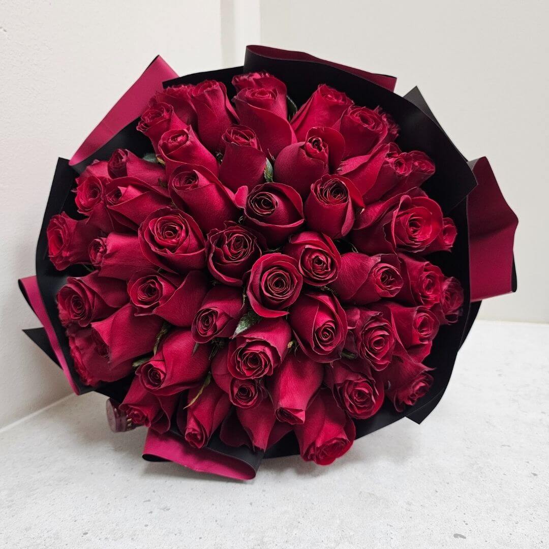 Crimson Crush Bouquet - Rose Bouquet