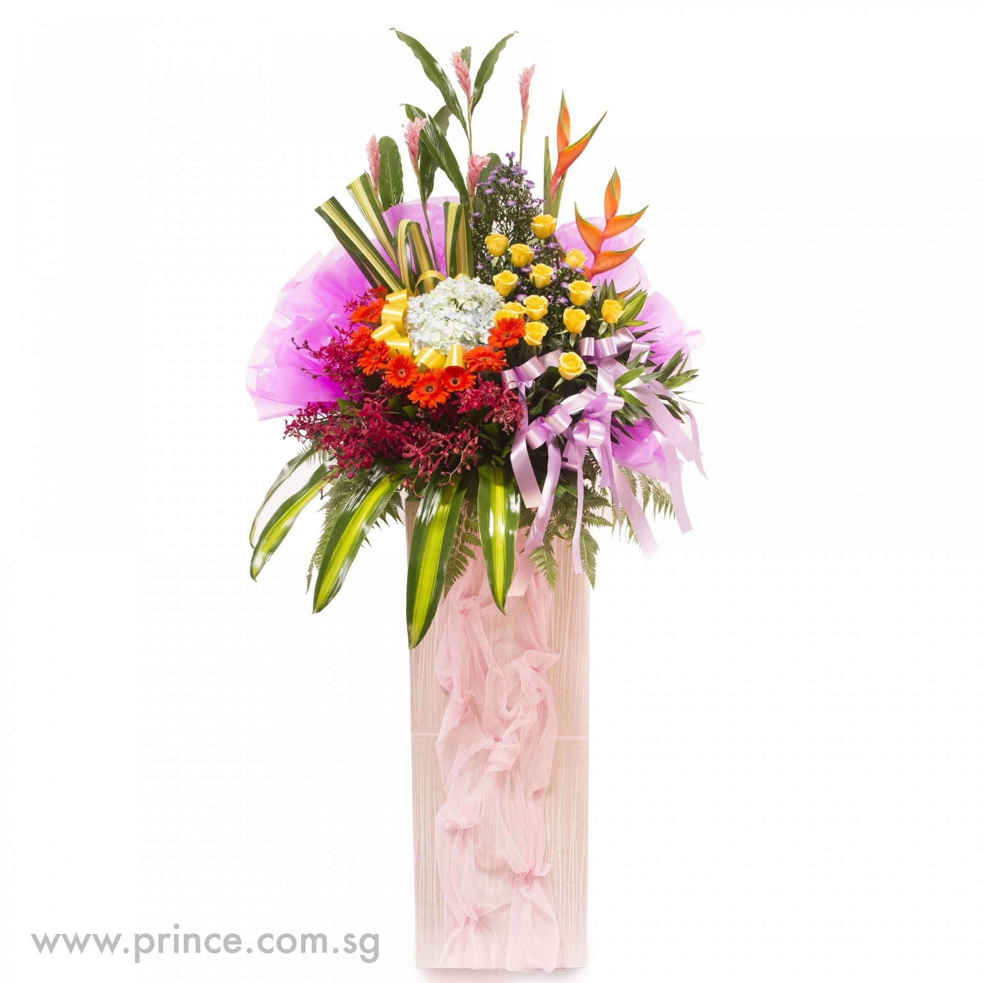 Beautiful Floral Stand - Blossoms Of Paradise– Prince Flower Shop