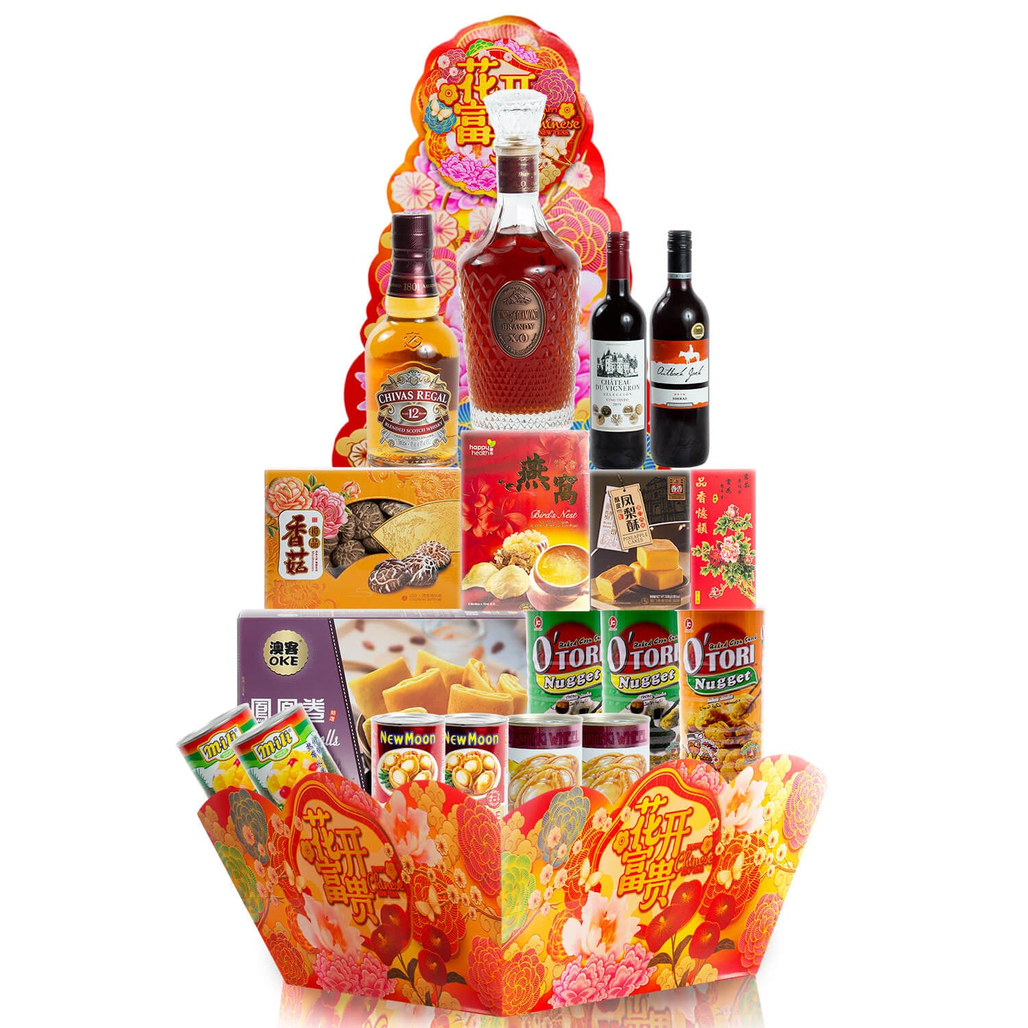CNY Hampers Singapore - Rising Prosperity Hamper - Prince’s Flower Shop