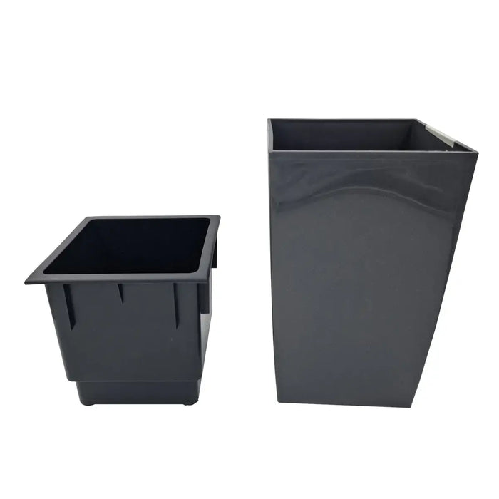 COUBI Square Pot 160x160x260mm Graphite_2