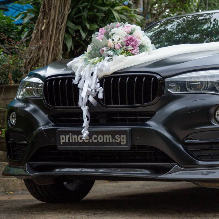 Wedding car flower decoration - Prince's Flower Shop