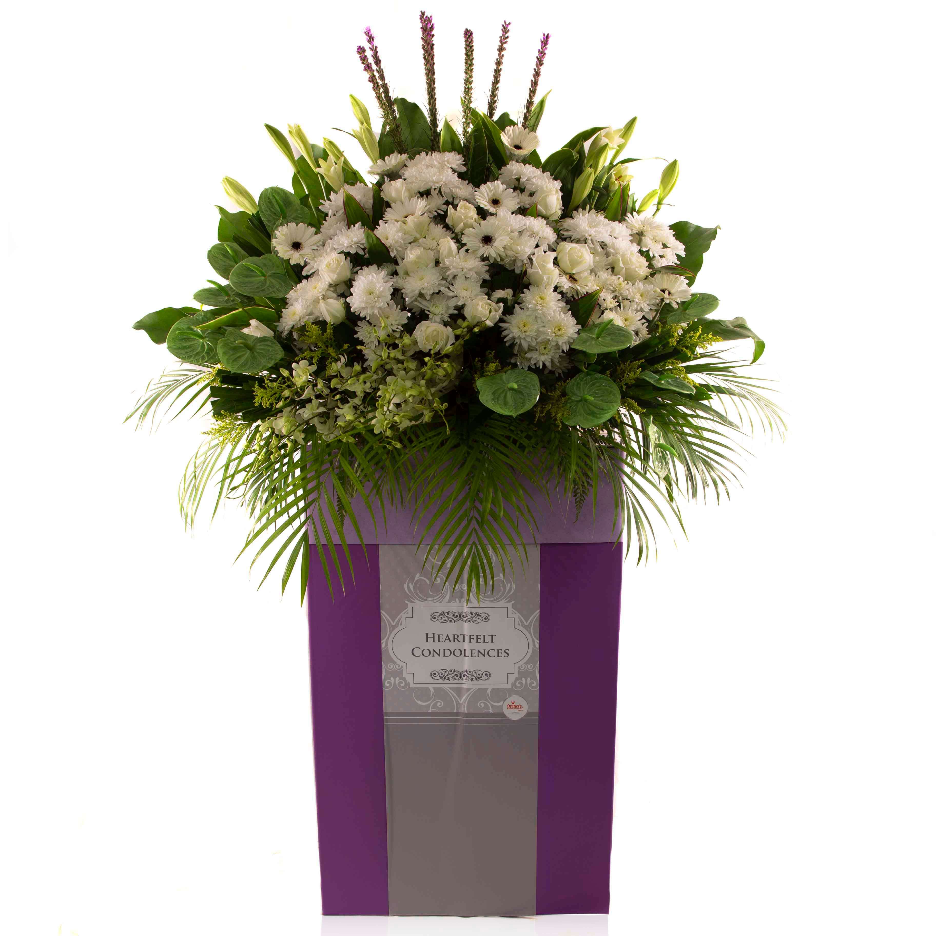 Purchase Best Funeral Flowers in Singapore – Dearly Departed– Prince Flower Shop