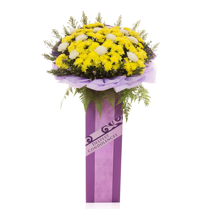 Best-quality Funeral Wreath in Singapore – Heaven Bound – Prince Flower Shop