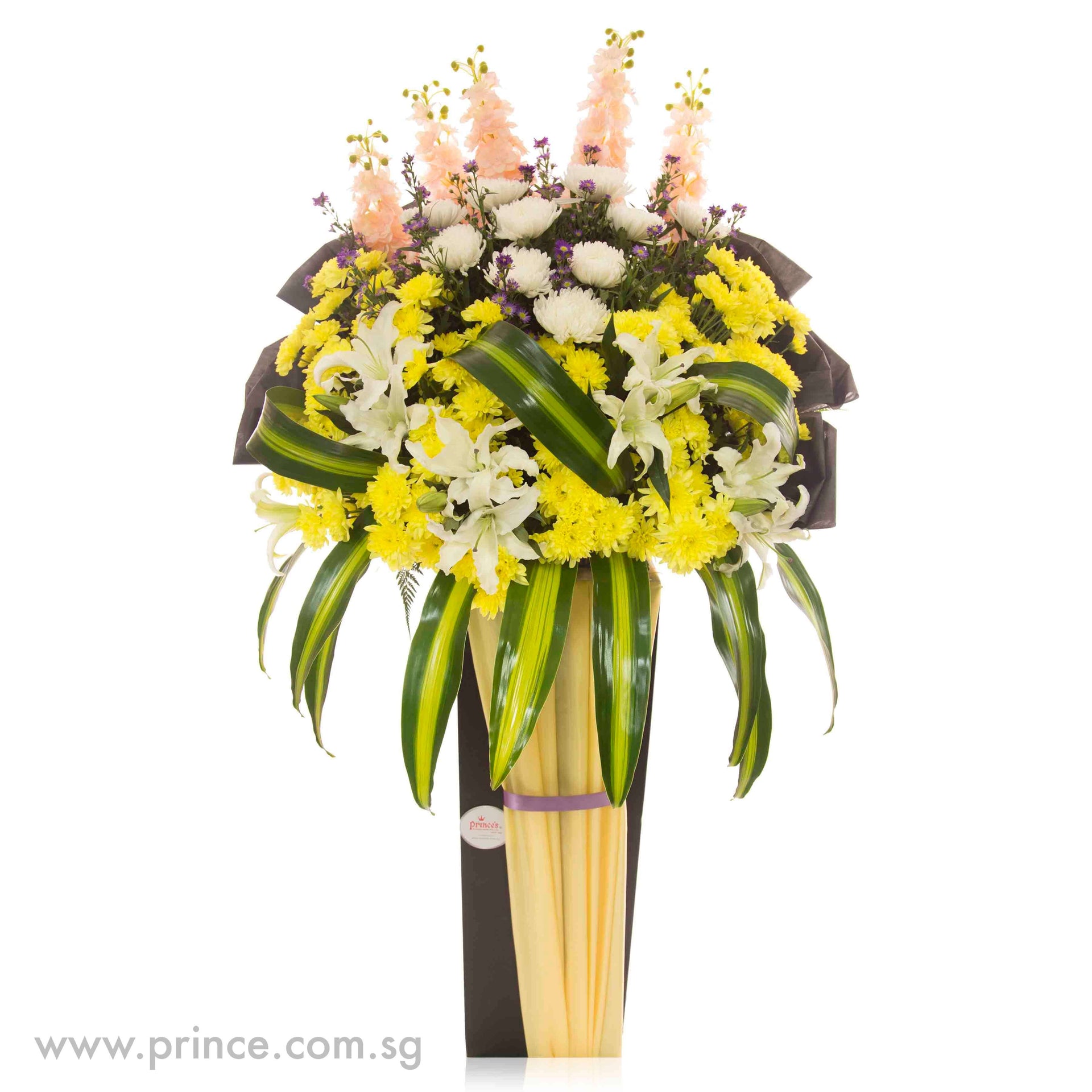 Send Same-day Funeral Wreath in Singapore – Comfort And Grace– Prince Flower Shop