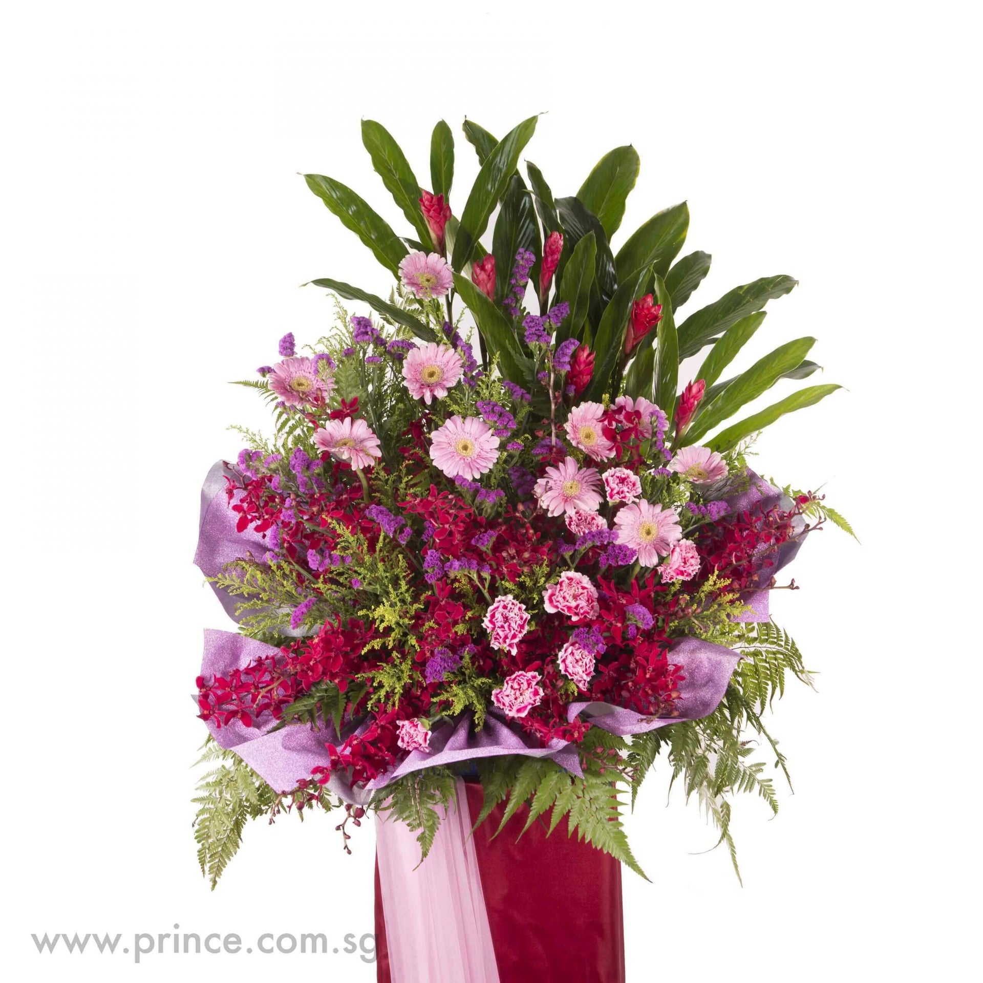 Lively Blossoms - Congratulatory Flower Stand