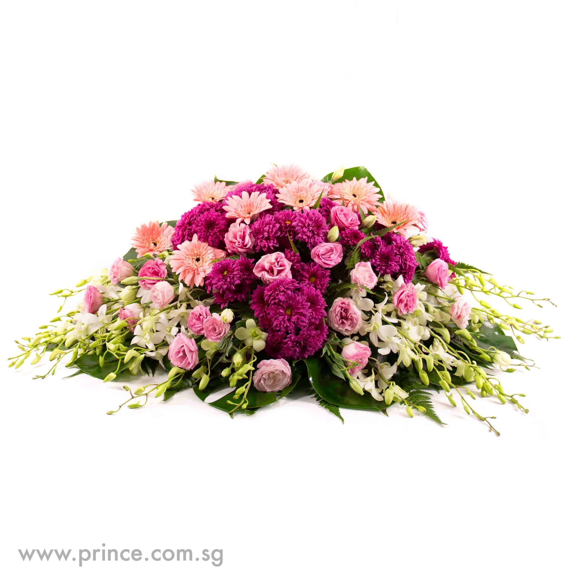 Condolence Flowers - Reminisce the Stars Coffin Top - Prince’s Flower Shop