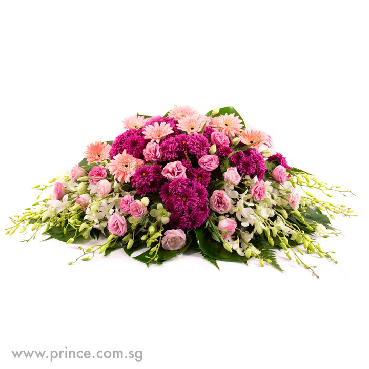 Condolence Flowers - Reminisce the Stars Coffin Top - Prince’s Flower Shop