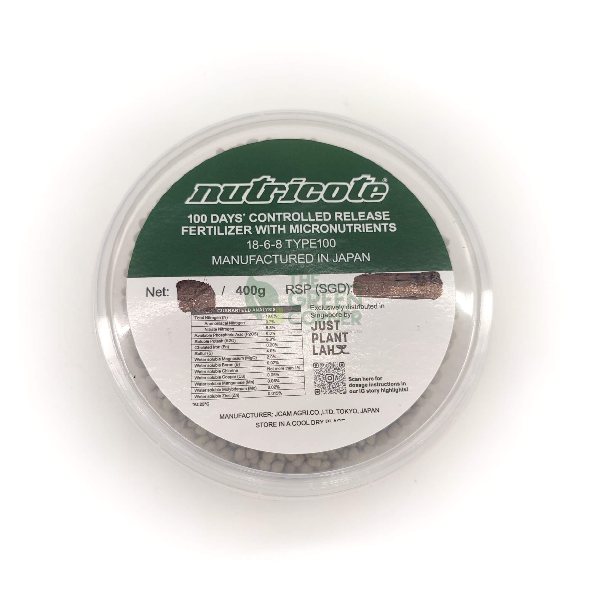 Nutricote 18-6-8 100 days