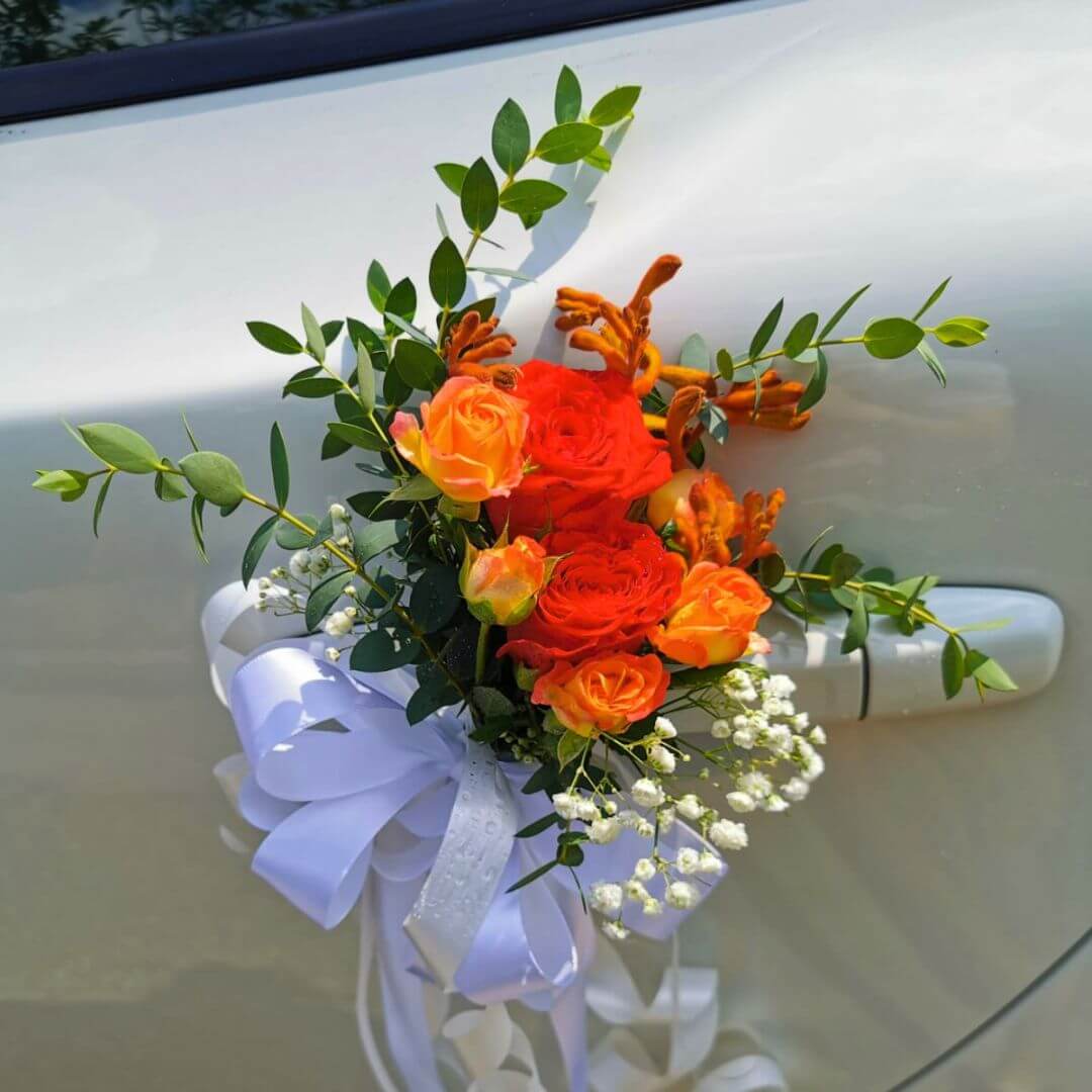 Wedding car Decoration - Prince's Flower Shop
