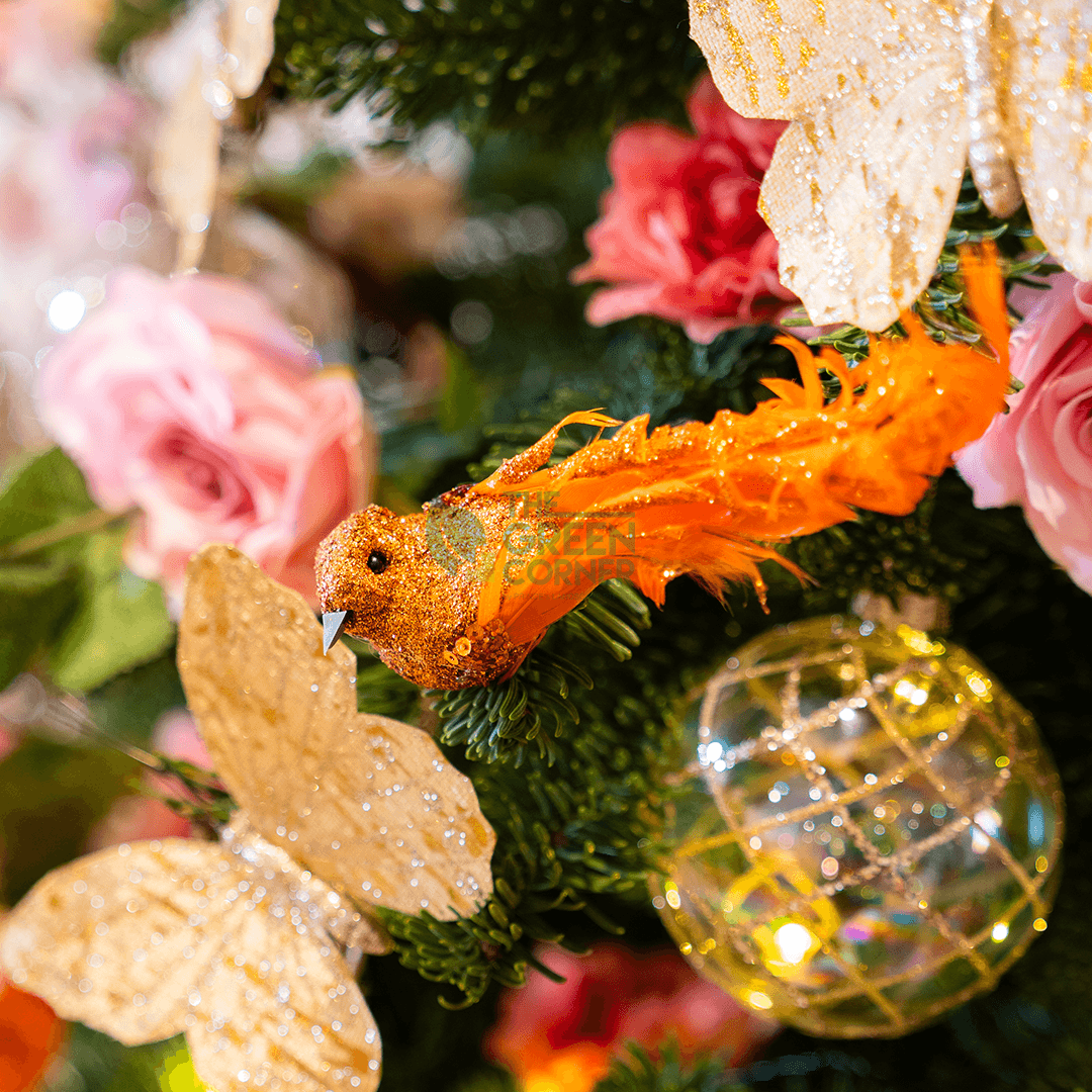 Sequin Orange Bird