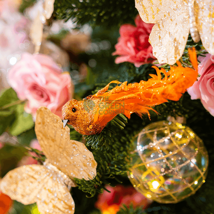 Sequin Orange Bird
