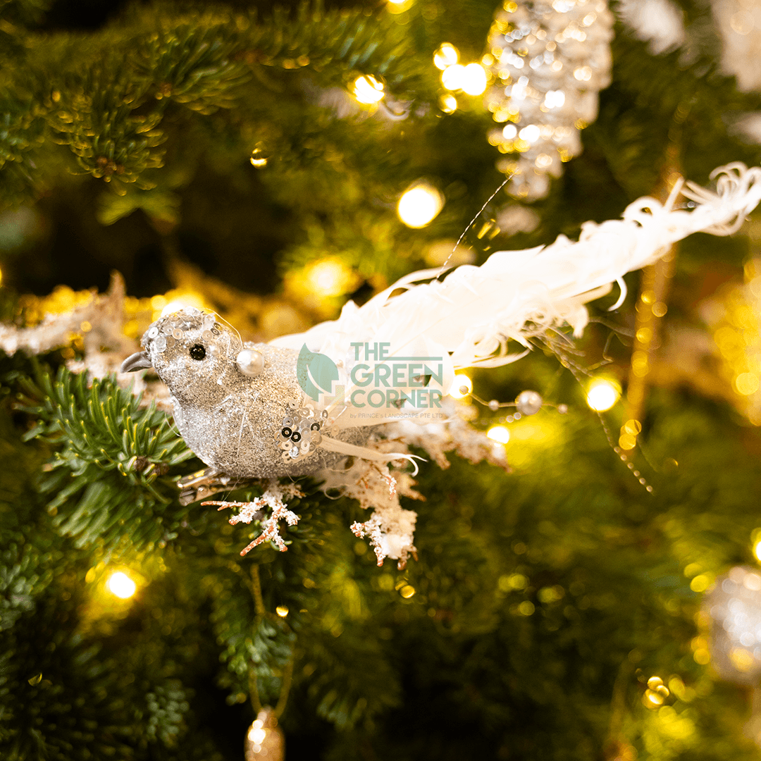 Sequin Silver Bird