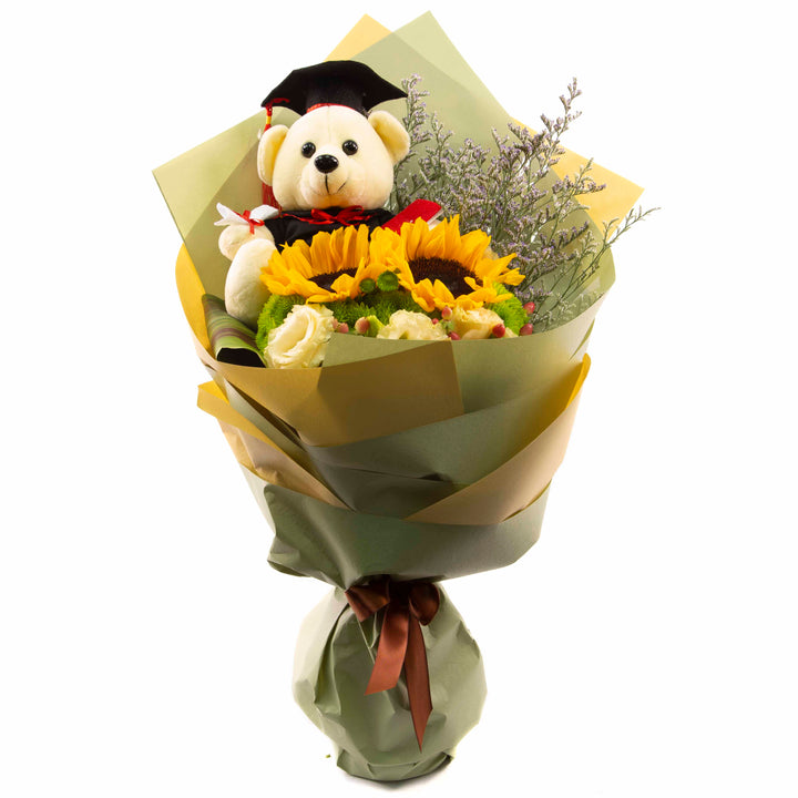 Online Flower Bouquet Delivery – Sunny Beary Love - Prince Flower Shop