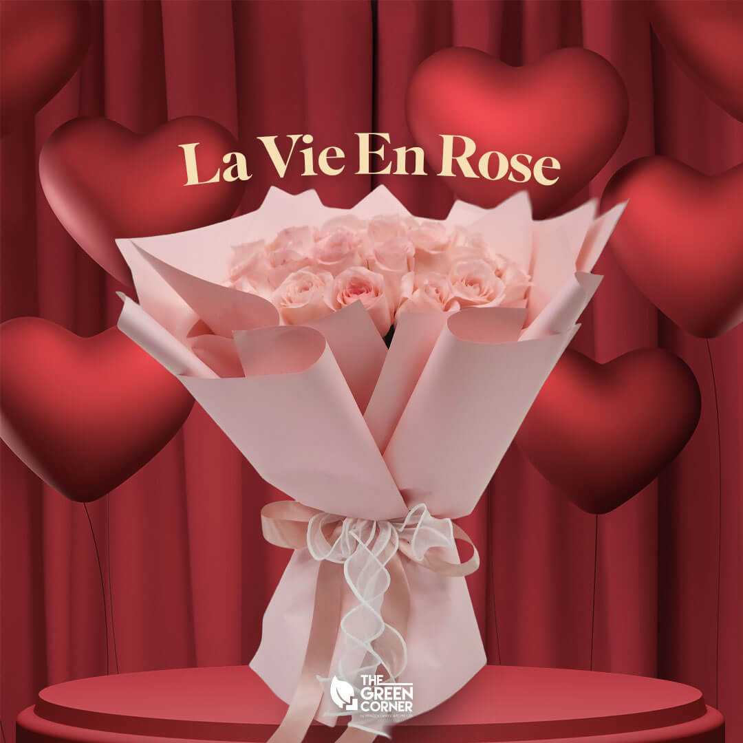 La Vie En Rose Flower Bouquet