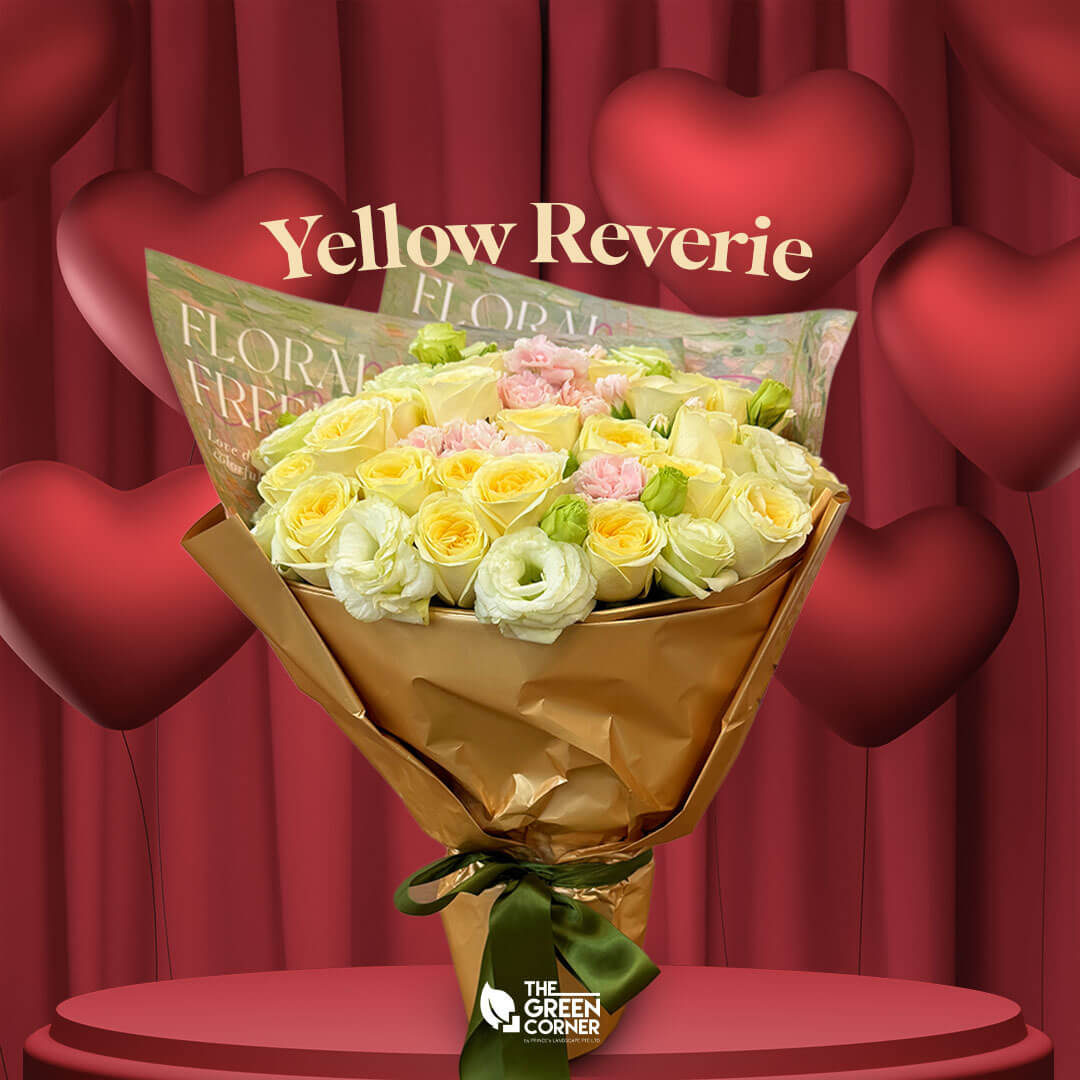 Yellow Reverie Flower Bouquet