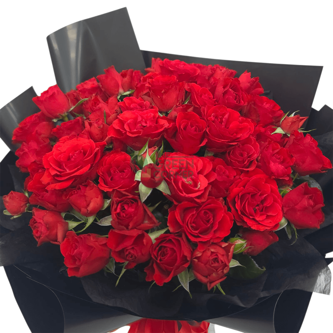 Velvet Rosarium Flower Bouquet