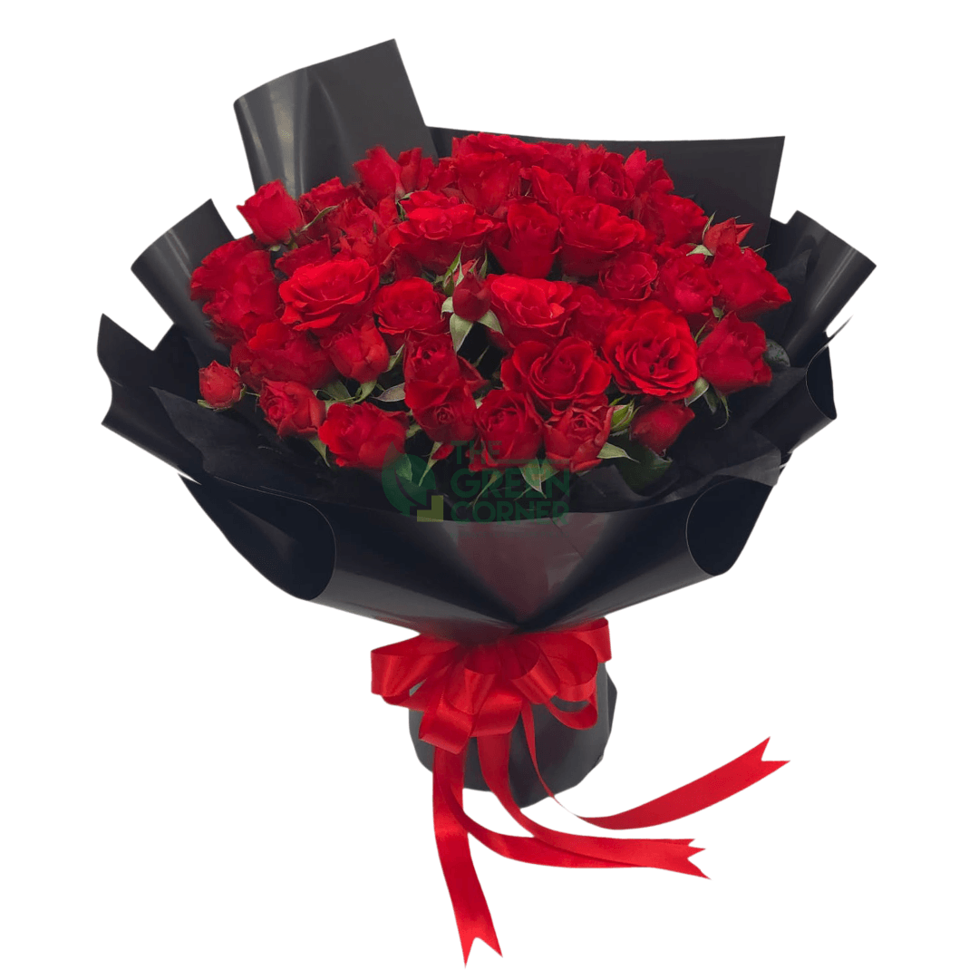 Velvet Rosarium Flower Bouquet