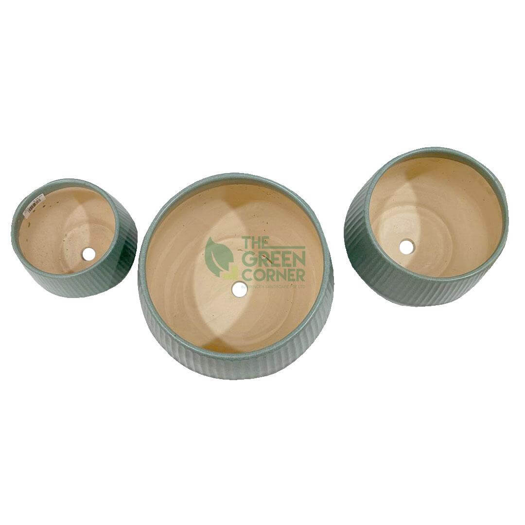 Jade Green Ceramic Pot