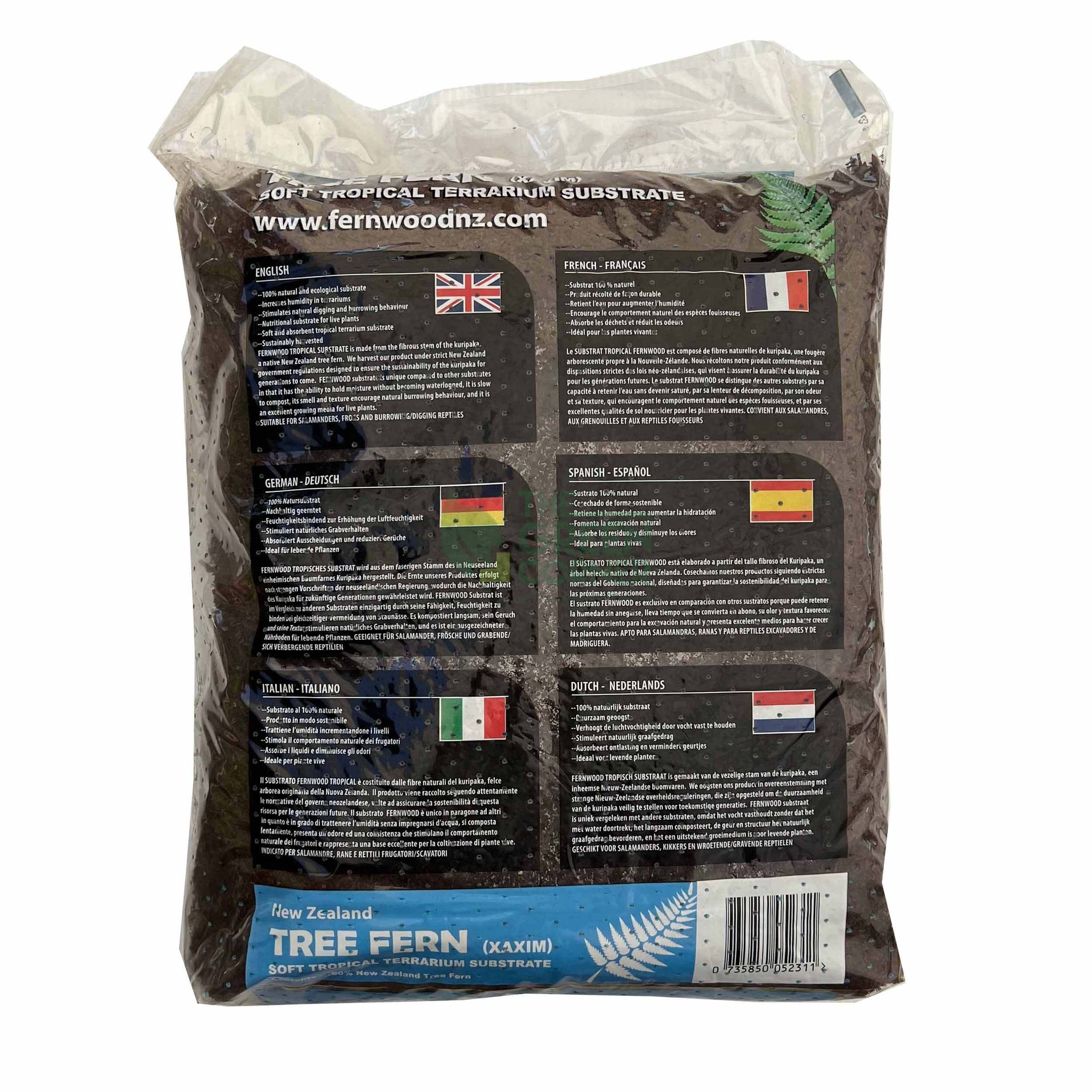 Fernwood New Zealand Soft Fern Substrate 10L
