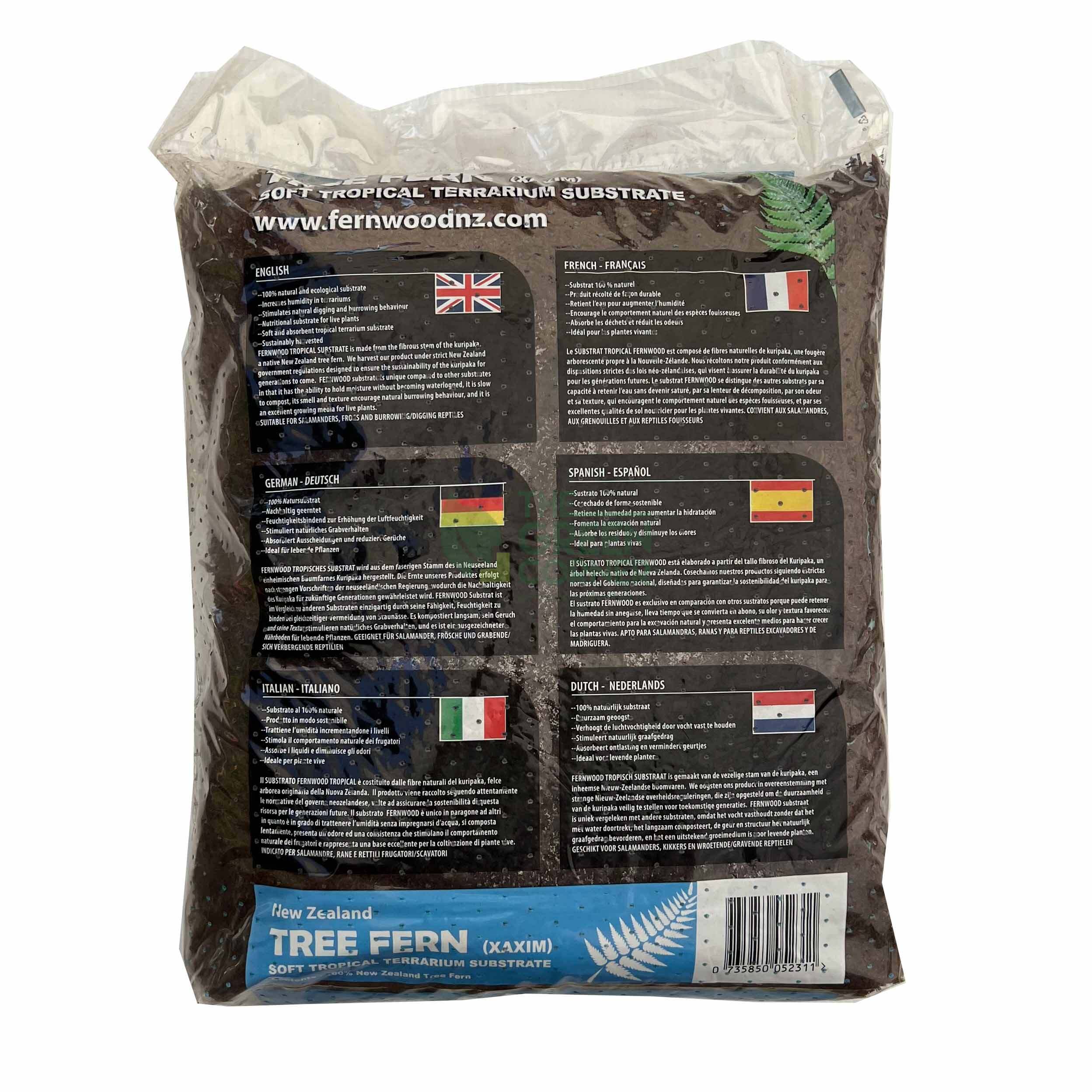 Fernwood New Zealand Soft Fern Substrate 10L