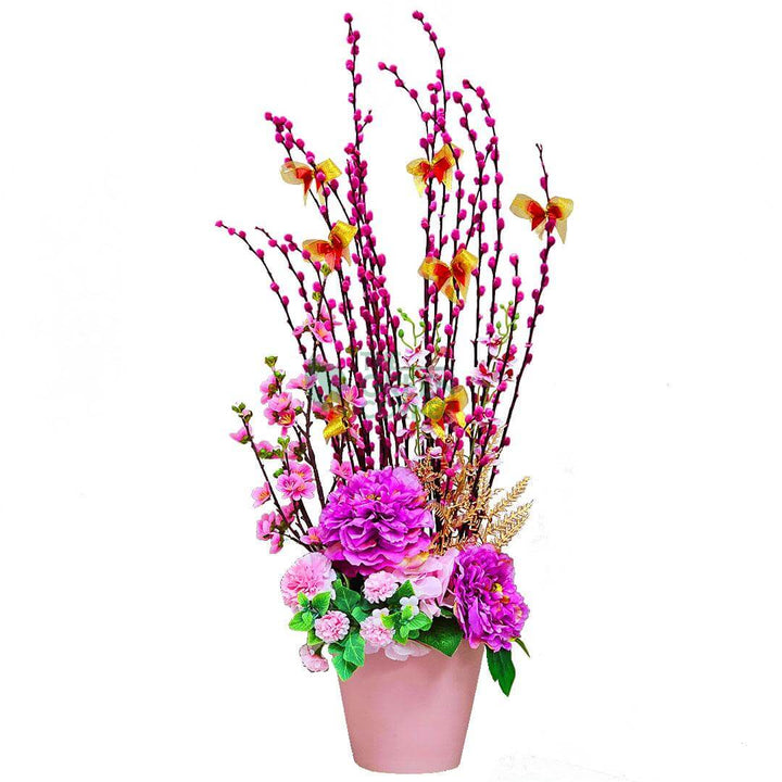 Table Top Purple Treasure Pussy Willow