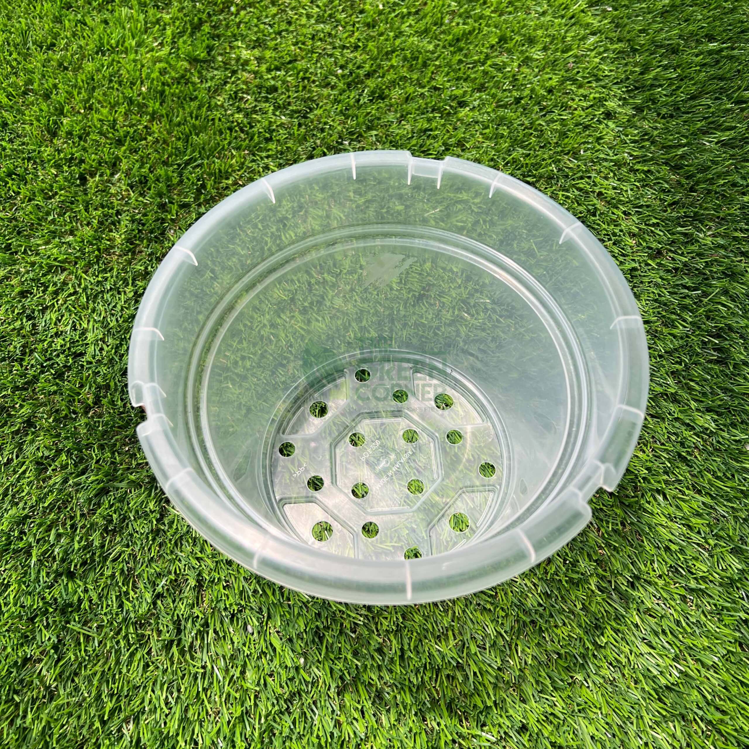 Transparent Pot (220mm) OCTO