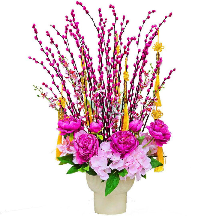 Table Top Whisper of Prosperity Pussy Willow