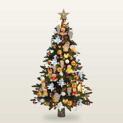 PRINCE × APSN decoration theme on a 6ft Noble Fir