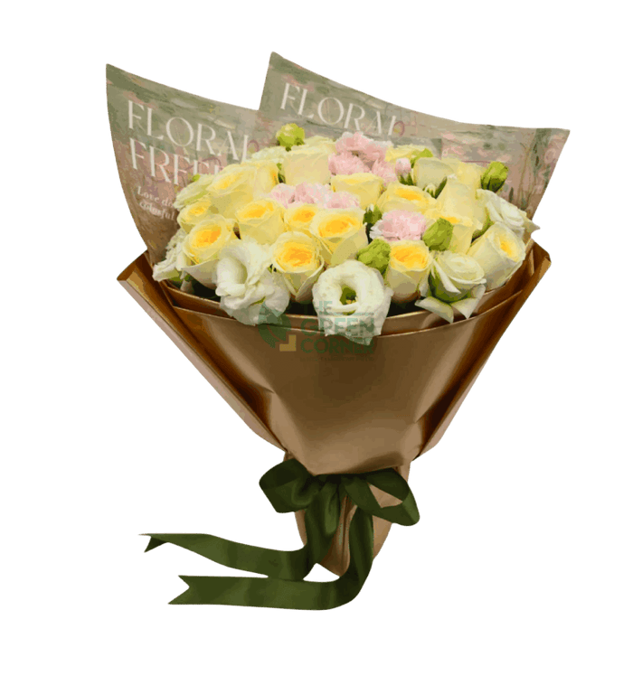 Yellow Reverie Flower Bouquet