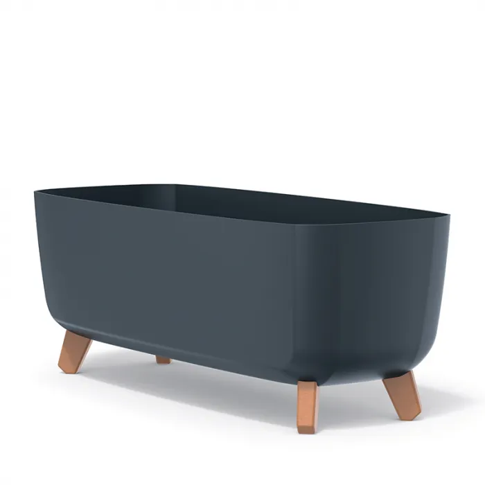 Gracia Case Planter with Legs 580x240x235mm Anthracite_1