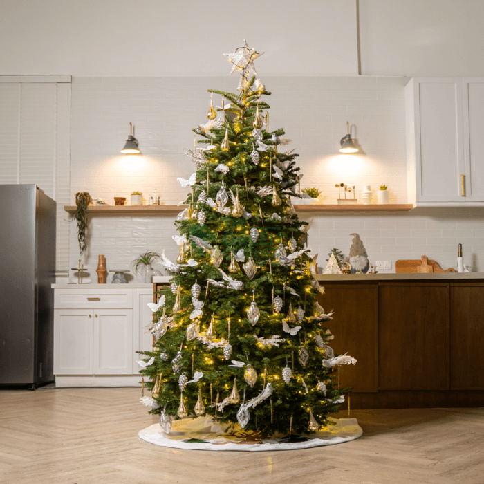 9ft Noble Fir - Premium Grade Live Christmas Trees from USA (Includes Loan of Tree Stand) - Image 8